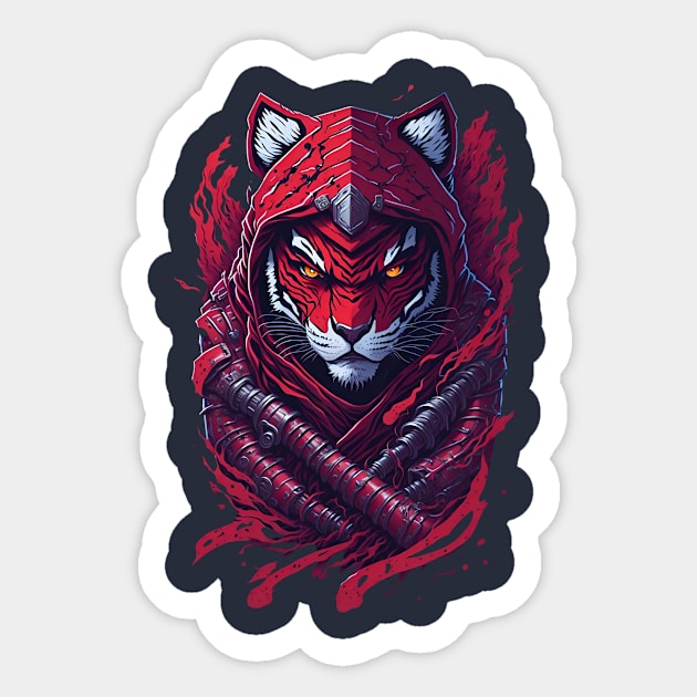 Shinobi Beast - Diseños de animales ninjas Sticker by Shinobi Beast